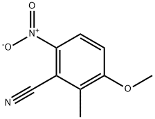 Benzonitrile, 3-methoxy-2-methyl-6-nitro- 结构式
