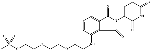 泊马度胺-氨基-三聚乙二醇-MS 结构式