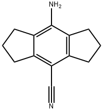 8-氨基-1,2,3,5,6,7-六氢-S-INDACENE-4-甲腈 结构式