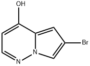 6-溴吡咯并[1,2-B]哒嗪-4-醇 结构式