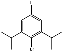 2-溴-5-氟-1,3-二异丙基苯 结构式