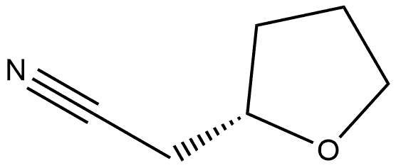 (S)-2-(Tetrahydrofuran-2-yl)acetonitrile 结构式