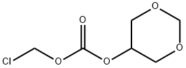 CHLOROMETHYL (1,3-DIOXAN-5-YL) CARBONATE 结构式