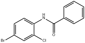Benzamide, N-(4-bromo-2-chlorophenyl)- 结构式
