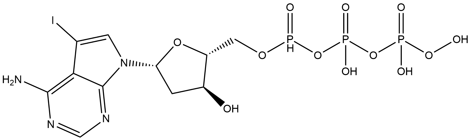 7-Deaza-7-iodo-dATP 结构式