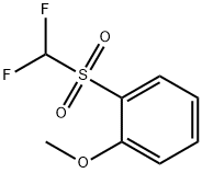 Difluoromethyl 2-methoxyphenyl sulphone 结构式