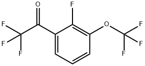 2,2,2-TRIFLUORO-1-(2-FLUORO-3-(TRIFLUOROMETHOXY)PHENYL)ET 结构式