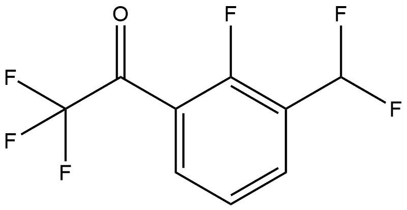 1-(3-(DIFLUOROMETHYL)-2-FLUOROPHENYL)-2,2,2-TRIFLUOROETHA 结构式