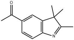 ETHANONE, 1-(2,3,3-TRIMETHYL-3H-INDOL-5-YL)- 结构式