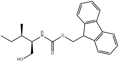 Carbamic acid, N-[(1R,2R)-1-(hydroxymethyl)-2-methylbutyl]-, 9H-fluoren-9-ylmethyl ester 结构式