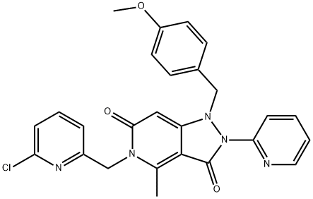 化合物 AVG-233 结构式