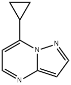 7-Cyclopropylpyrazolo[1,5-a]pyrimidine 结构式