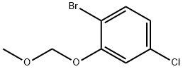 1-溴-4-氯-2-(甲氧基甲氧基)苯 结构式