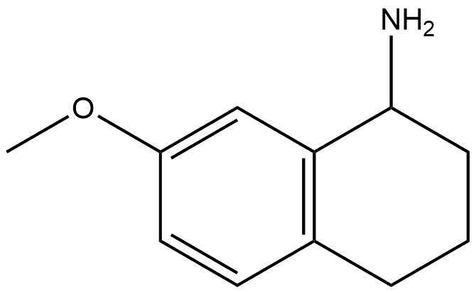 1-Naphthalenamine, 1,2,3,4-tetrahydro-7-methoxy-, (+)- 结构式