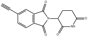 2-(2,6-二氧哌啶-3-基)-5-乙基异吲哚啉-1,3-二酮 结构式