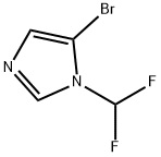 5-溴-1-(二氟甲基)-1H-咪唑 结构式