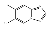 6-氯-7-甲基-[1,2,4]三唑[1,5-A]吡啶 结构式