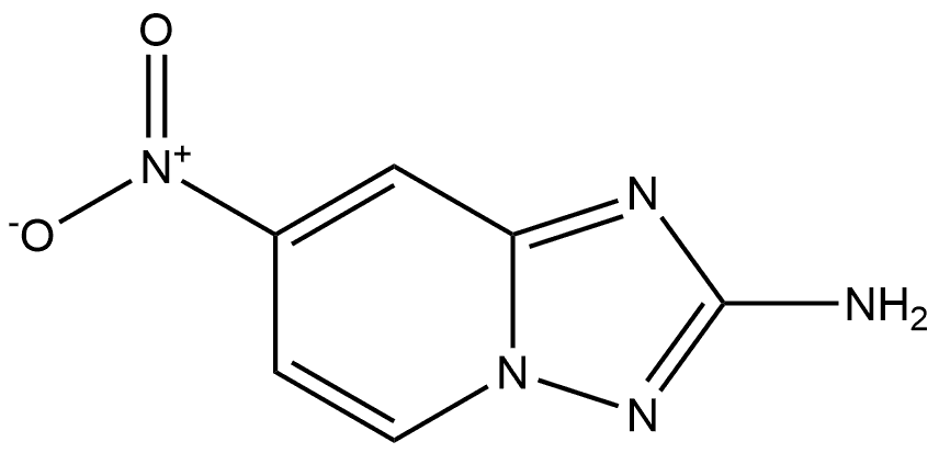 2-氨基-7-硝基-[1,2,4]三唑并[1,5-A]吡啶 结构式