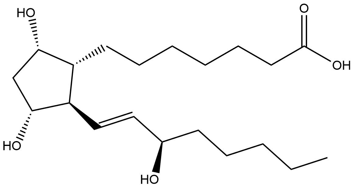 15(R)-Prostaglandin F1α 结构式