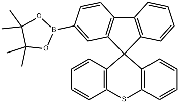 2-硼酸频那醇酯-螺[9H-芴-9,9′-[9H]硫杂蒽] 结构式