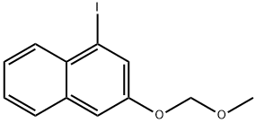 1-碘-3-(甲氧基甲氧基)萘 结构式