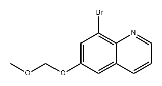 8-溴-6-(甲氧基甲氧基)喹啉 结构式