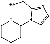 (1-(四氢-2H-吡喃-2-基)-1H-咪唑-2-基)甲醇 结构式