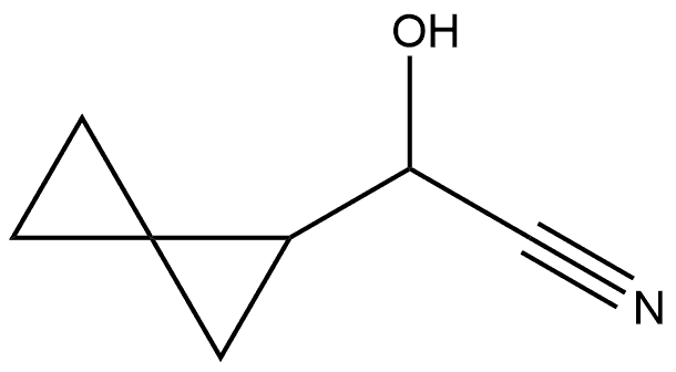 2-hydroxy-2-(spiro[2.2]pentan-1-yl)acetonitrile 结构式