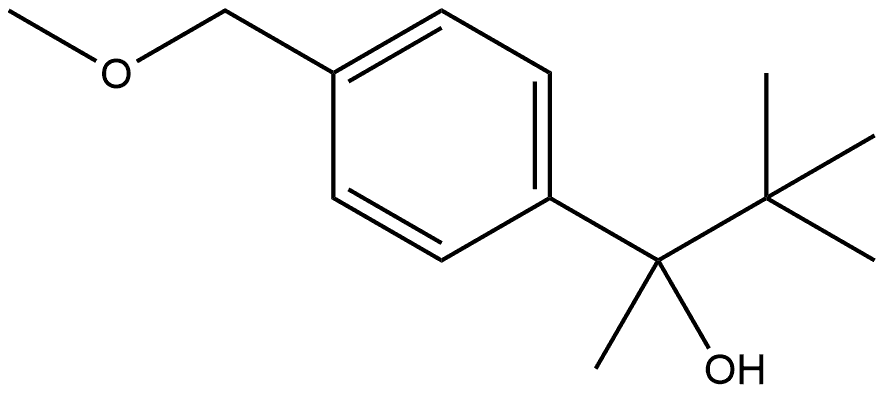 α-(1,1-Dimethylethyl)-4-(methoxymethyl)-α-methylbenzenemethanol 结构式