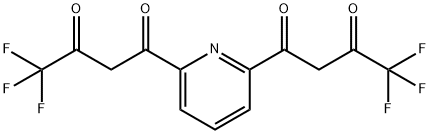 1,1'-(吡啶-2,6-二基)双(4,4,4-三氟丁-1,3-二酮) 结构式