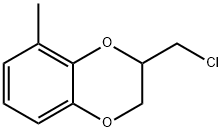 1,4-Benzodioxin, 2-(chloromethyl)-2,3-dihydro-8-methyl- 结构式