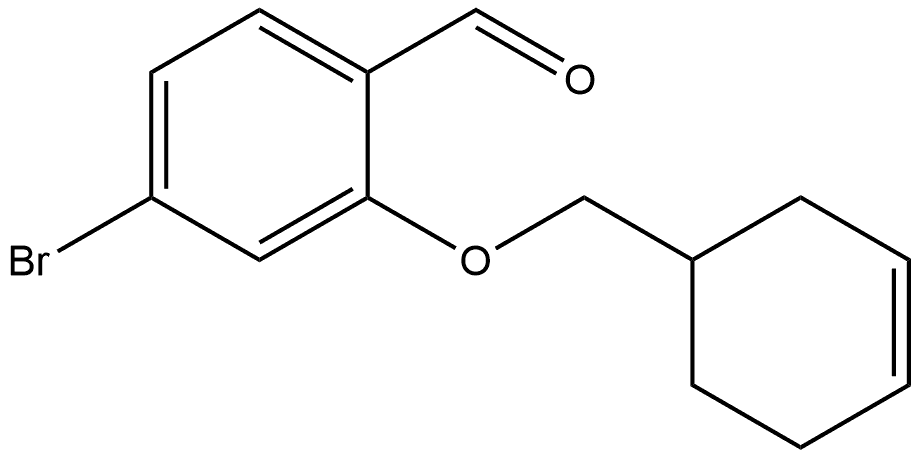 4-Bromo-2-(3-cyclohexen-1-ylmethoxy)benzaldehyde 结构式