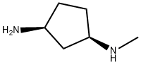 (1R,3S)-N1-甲基环戊烷-1,3-二胺 结构式