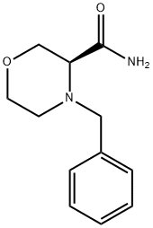 3-Morpholinecarboxamide, 4-(phenylmethyl)-, (3S)- 结构式