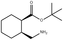 (1R,2S)-2-氨基甲基-环己烷甲酸叔丁酯 结构式
