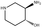 (3R,4R)-3-氨基-4-羟基哌啶 结构式