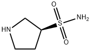 (S)-吡咯烷-3-磺酰胺 结构式