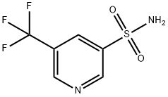 5-(三氟甲基)吡啶-3-磺酰胺 结构式