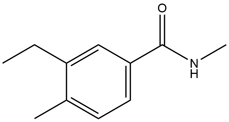 3-Ethyl-N,4-dimethylbenzamide 结构式