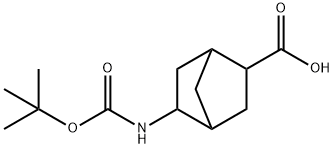 5-((叔丁氧羰基)氨基)双环[2.2.1]庚烷-2-羧酸 结构式