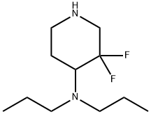 4-Piperidinamine, 3,3-difluoro-N,N-dipropyl- 结构式