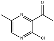 1-(3-氯-6-甲基吡嗪-2-基)乙酮 结构式