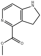 methyl 1H,2H,3H-pyrrolo[3,2-c]pyridine-4-carboxylate 结构式