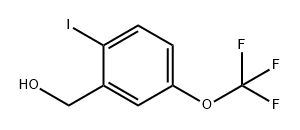 (2-碘-5-(三氟甲氧基)苯基)甲醇 结构式