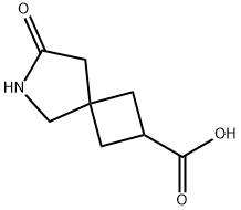 7-氧代-6-氮杂螺[3.4]辛烷-2-羧酸 结构式