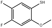 4,5-Difluoro-2-methoxy-benzenethiol 结构式