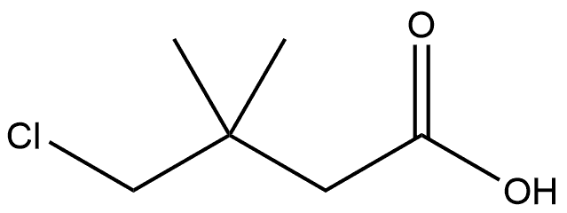 4-氯-3,3-二甲基丁酸 结构式