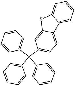 7H-苯并[B]芴并[3,4-D]噻吩,7,7-二苯- 结构式