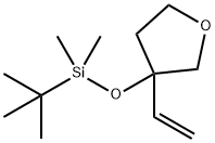 叔丁基二甲基((3-乙烯基四氢呋喃-3-基)氧基)硅烷 结构式