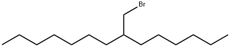 1-溴-2-己基壬烷 结构式